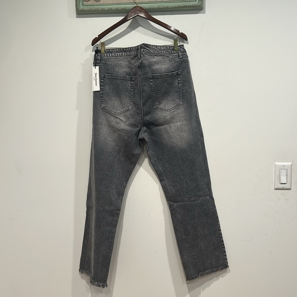 Juicy Couture Gray intake fade wash Straight Leg Jeans plus size 16 w women’s - Picture 5 of 10